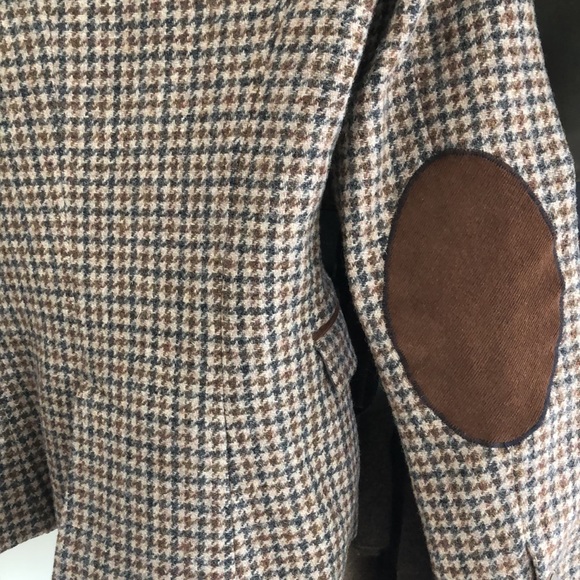 ZARA WOOL TWEED BLAZER SIZE MEDIUM - Picture 6 of 7